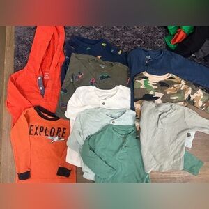 24 M Long-Sleeve Henley Shirt Bundle